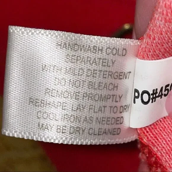 Boston Proper 3/4 Sleeve Red Grommet Terrycloth Tunic Mini Dress Size Small - Picture 14 of 16